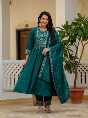 Anarkali Kurti 3 piece 