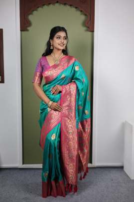 Asawali Paithani Designer Saree