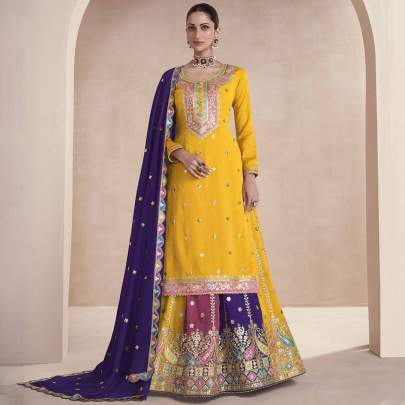 Attractive Party Wear Kurti Lehenga pair Lehenga Choli