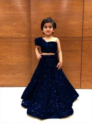 Beautiful Soft Net Lehenga gown