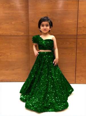 Beautiful Soft Net Lehenga gown