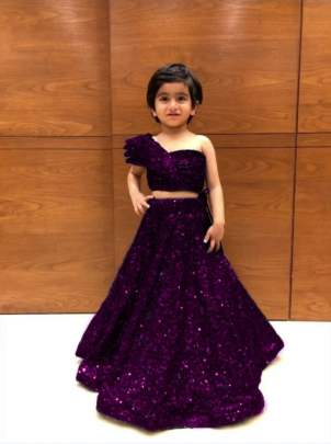 Beautiful Soft Net Lehenga gown