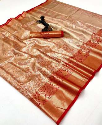 Bridal Kanchipuram Silk Saree sattin silk designer saree