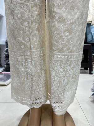 Chikankari Plazzo Plazzo