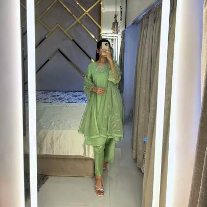 DESIGNER WEAR EXCLUSIVE 3 PIECE SUIT 010 Women Wear