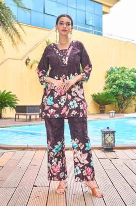 Designer Festive Co-ord Set  Cord Set