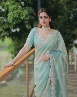 EXCLUSIVE DESIGNER SEQUINS SAREE  Party wear saree
