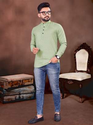 FABAL Mens Short Kurta