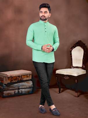 FABAL Mens Short Kurta