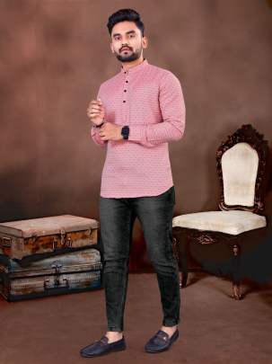 FABAL Mens Short Kurta