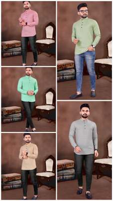 FABAL Mens Short Kurta