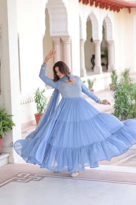 GOWN-DUPATTA gown