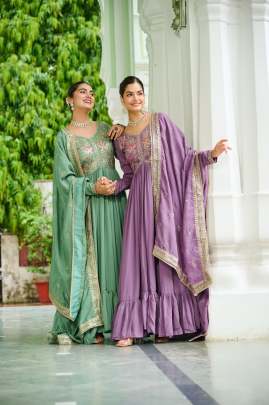 GOWN-WITH-DUPATTA COLLECTIONS Kids Wear
