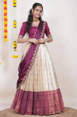 Half Saree Half Saree