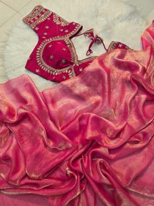 Havy Space Silk Saree 0101 sattin silk designer saree