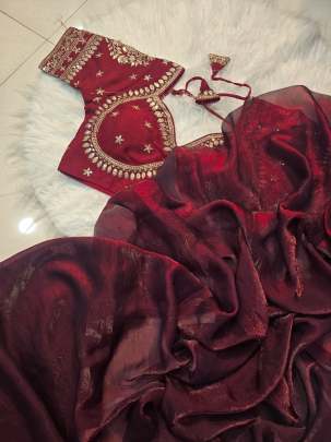 Havy Space Silk Saree Designer Saree