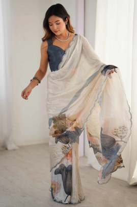Heavy Georgette Silk Saree Silk saree