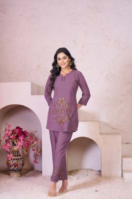 Heavy Rayon Cord Set 002 Cotton kurti seat 