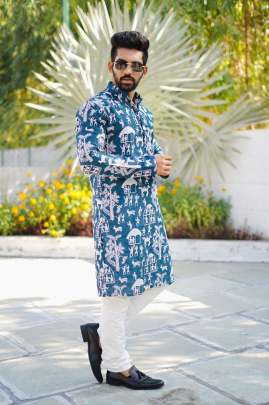 KURTA WITH PAJAMA Mens Kurta With Payjama