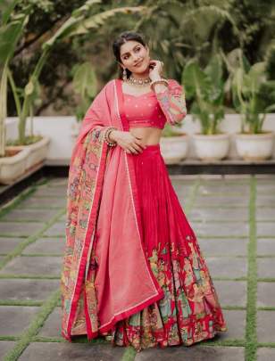 Kalamkari Lehenga Choli  Lehenga Choli