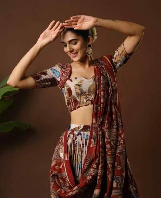 Kalamkari Lehenga Choli Lehenga Choli All