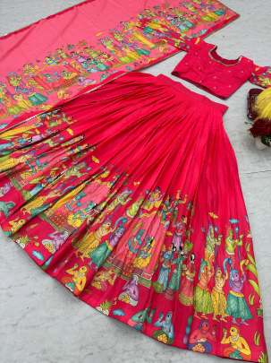 Kalamkari Lehenga Choli  Lehenga Choli