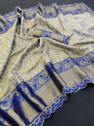 Kanjivaram pattu silk pure zari  Party wear saree