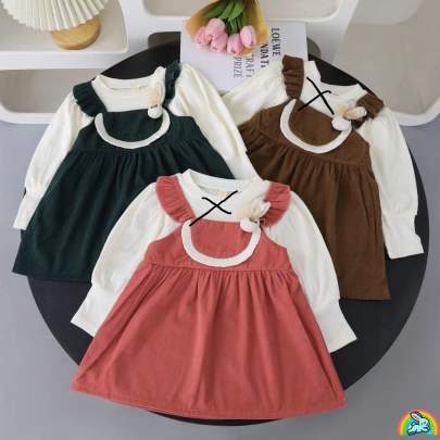 Korean Style Cotton frocks  Kids Wear