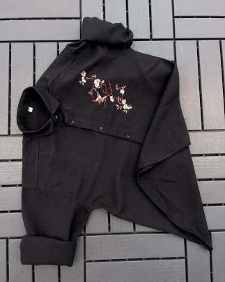 MEN'S EXCLUSIVE LINEN FABRIC FULL SLEEVE  EMBRODARY WORK SHIRT 2.0 Mens Shirt