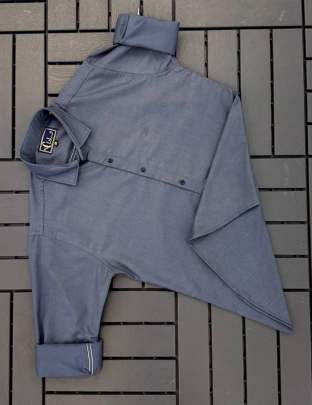 MEN'S EXCLUSIVE PLAIN COTTAN   FABRIC  FULLSLEEV SHIRT Mens Shirt