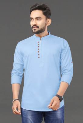 MENS PLAIN SHORT KURTA Mens Short Kurta