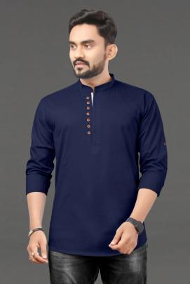 MENS PLAIN SHORT KURTA Mens Short Kurta