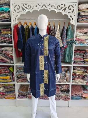Men's Mirror work kurta Mens Kurta With Payjama