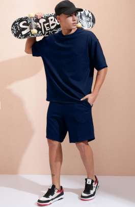 Mini waffle  Short & T-Shirt Mens Shirt
