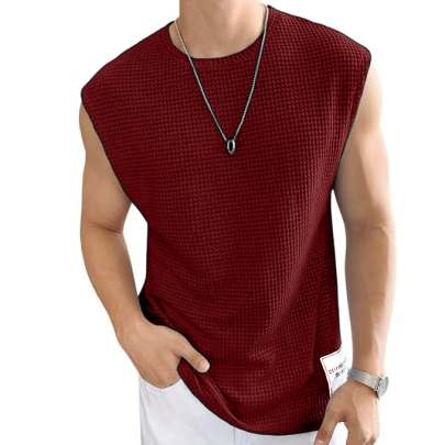  Mini waffle T-Shirt Mens Shirt