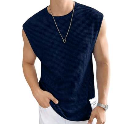  Mini waffle T-Shirt Mens Shirt
