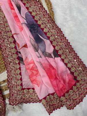 New exclusive designer saree  Party wear saree