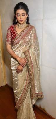Festive Special designer sequins saree Party wear saree