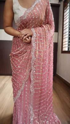 TRENDING BEADS SAREE  Party wear saree