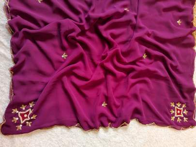 Premium Georgette blooming saree Sarees