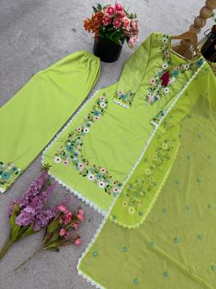 Presenting  New Designer Party Wear Look Top-Plazzo and Dupatta 3 piece 