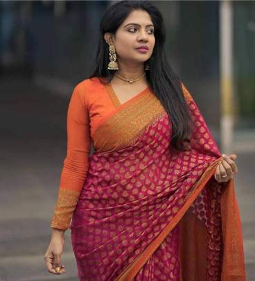 Pure Soft Khadi Georgette Silk Saree  Party wear saree