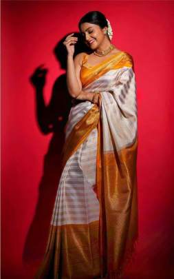 SOFT LICHI SILK CLOTH Lichi Silk Saree