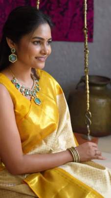 SOFT LICHI SILK CLOTH  Lichi Silk Saree