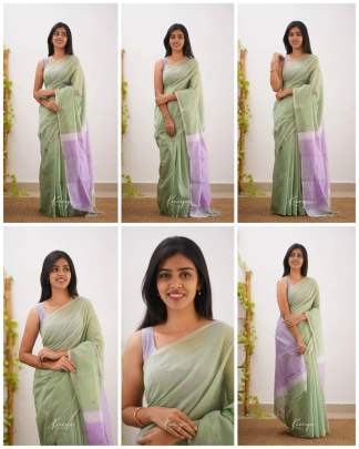 SOFT LILAN SLAB Lichi Silk Saree