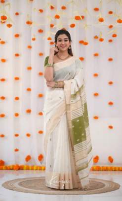 SPECIAL LILAN SOFT COTTON FABRIC Sarees