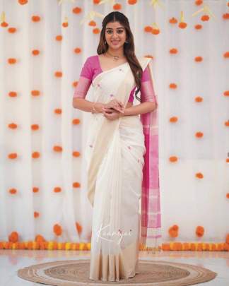 SPECIAL LILAN SOFT COTTON FABRIC Sarees