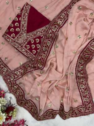 Bollywood celebrity sequence saree Party wear saree