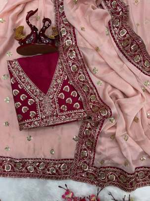Bollywood celebrity sequence saree Party wear saree
