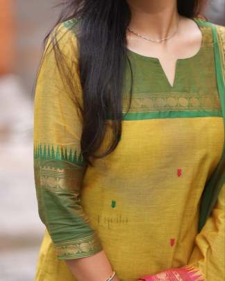 Varanika/Kasturi Premium Suit Set  Cotton kurti seat 